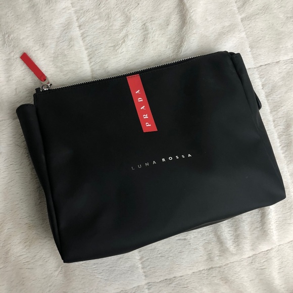 prada luna rossa toiletry bag